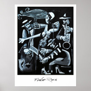 Póster Poster 45,72x60,96cm: Jazz de Flavio Rossi