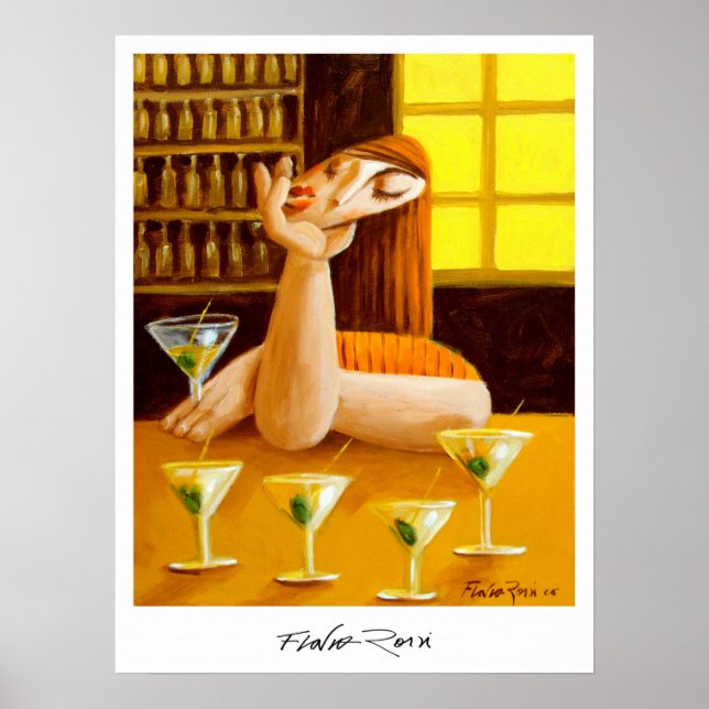 Póster Poster 45,72x60,96cm: Seco por Flavio Rossi (Frente)