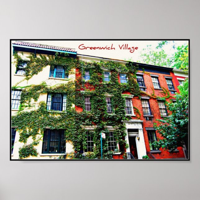 Póster Poster 4 - Greenwich Village, NYC (Frente)