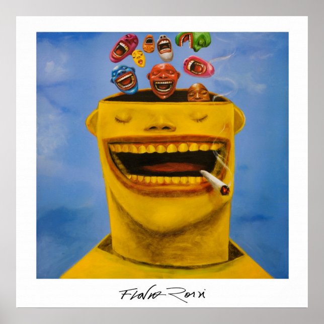 Póster Poster 60,96x60,96cm: Felicidade de Flavio Rossi (Frente)