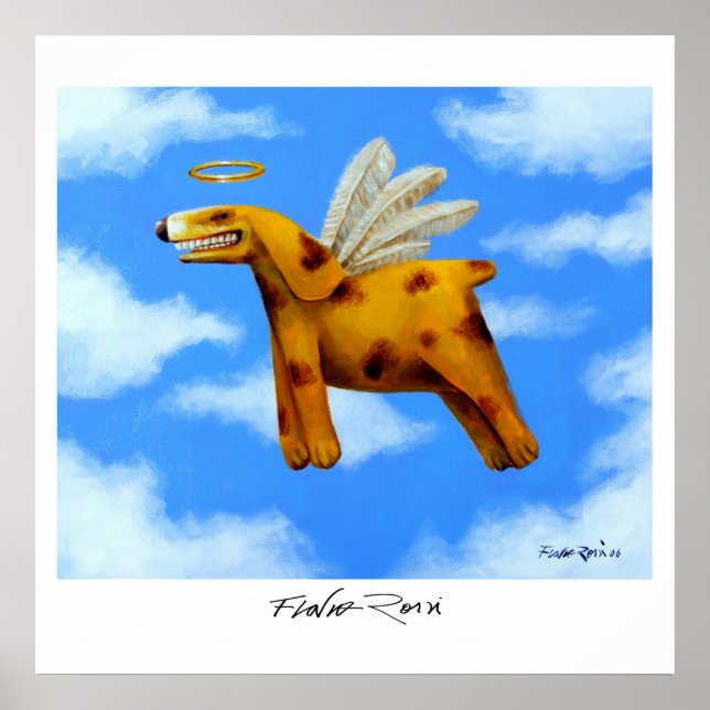 Póster Poster 60,96x60,96cm: Para o Além por Flavio Rossi (Frente)