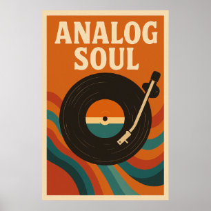 Póster Poster 6, Soul analógico, Vintage