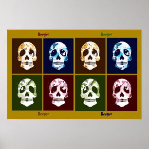 Póster Poster - 8 Calavera