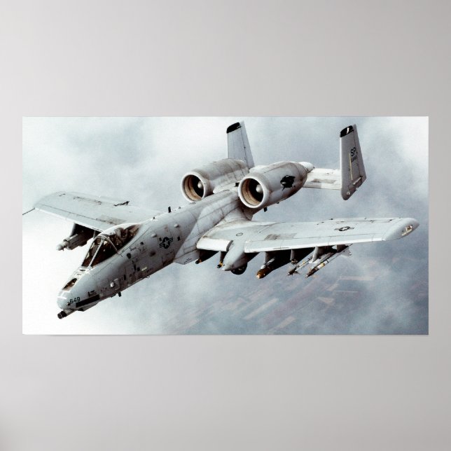 Póster Poster A10 Thunderbolt II (Frente)