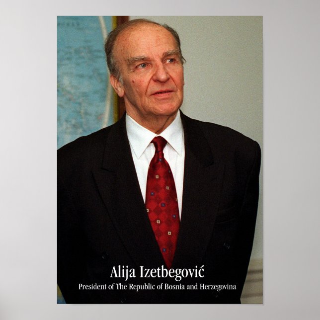 Póster Poster A3 - Alija Izetbegovic (Frente)