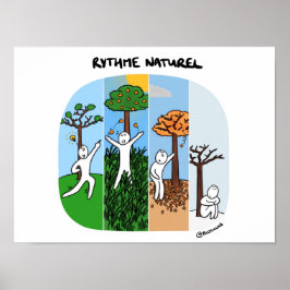 Póster Poster "À chaque saison son énergie"