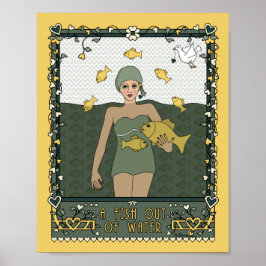 Póster Poster A Fish Out of Water_C_8x10