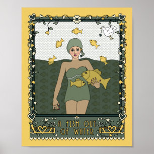 Póster Poster A Fish Out of Water_C_8x10