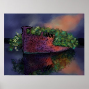 Póster Poster Abandonado de SS Ayrfield