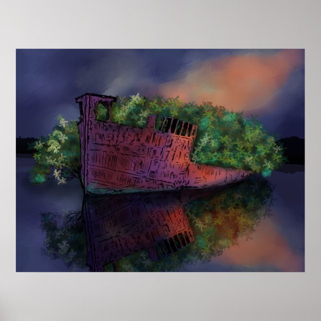 Póster Poster Abandonado de SS Ayrfield (Frente)