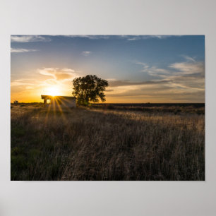 Póster Poster Abandonado Shed Colorado Sunset