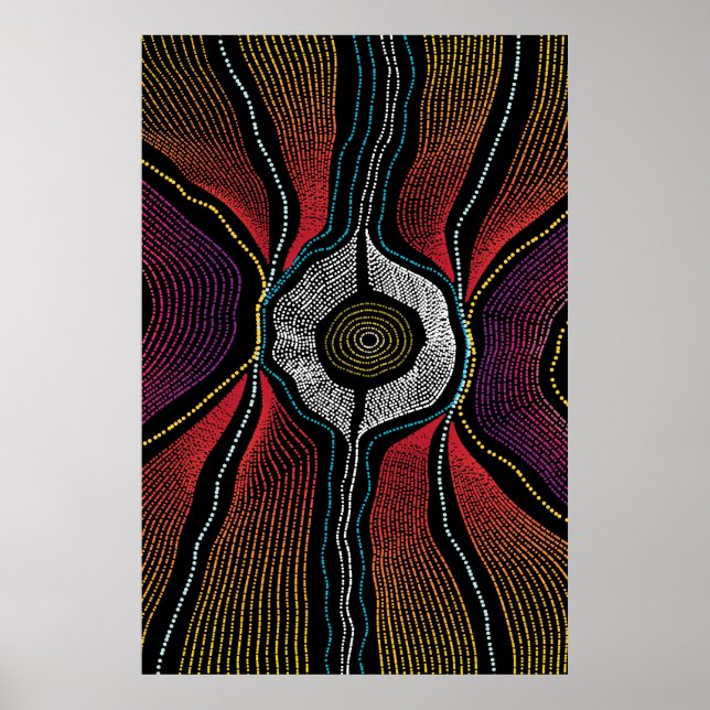 Póster Poster aborigen de diseño 2 (Frente)