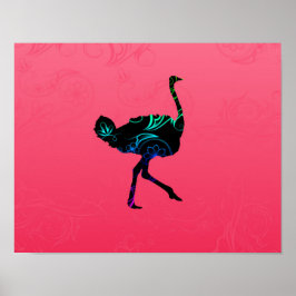 Póster Poster Abstract Ostrich