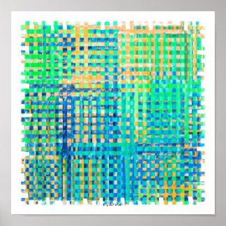 Póster poster abstract square