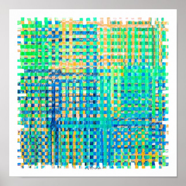 Póster poster abstract square (Frente)