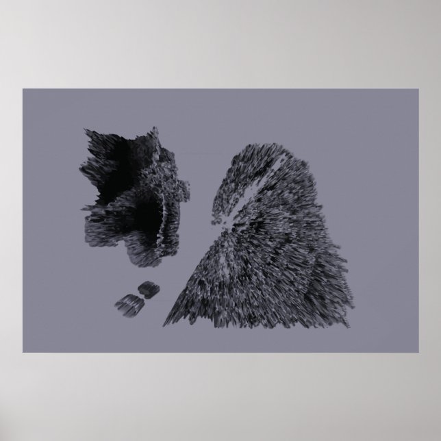 Póster Poster abstracto (Frente)