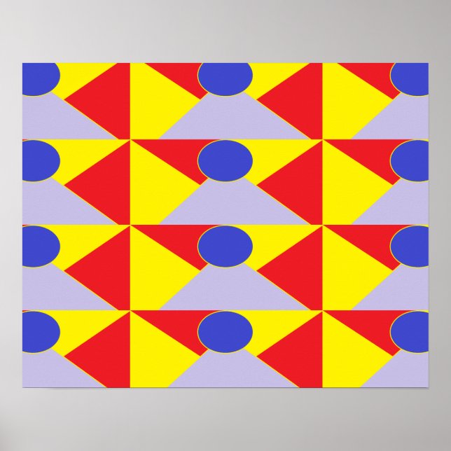 Póster Poster abstracto (Frente)