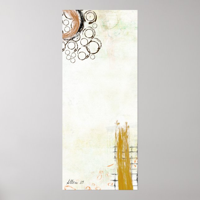 Póster poster abstracto (Frente)