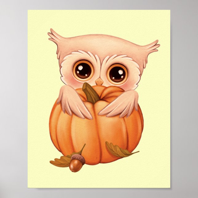 Póster Poster Adorable Fall Baby Owen (Frente)