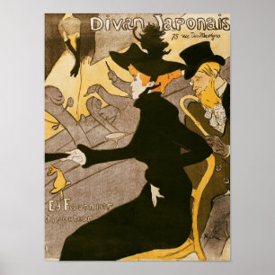Póster Poster advertising 'Le Divan Japonais', 1892