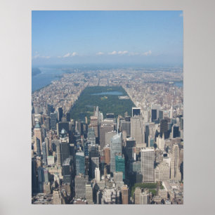 Póster Poster aéreo de Central Park