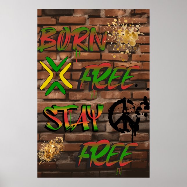 Póster Poster Africano de Libertad e Igualdad (Frente)