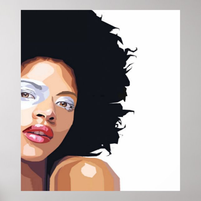 Póster Poster afrocéntrico (Frente)