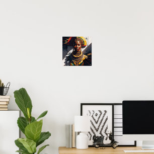 Póster Poster afrofuturismo