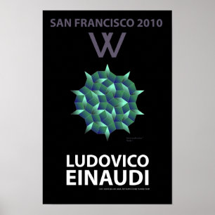 Póster Poster agradable de San Francisco Ludovico Einaudi