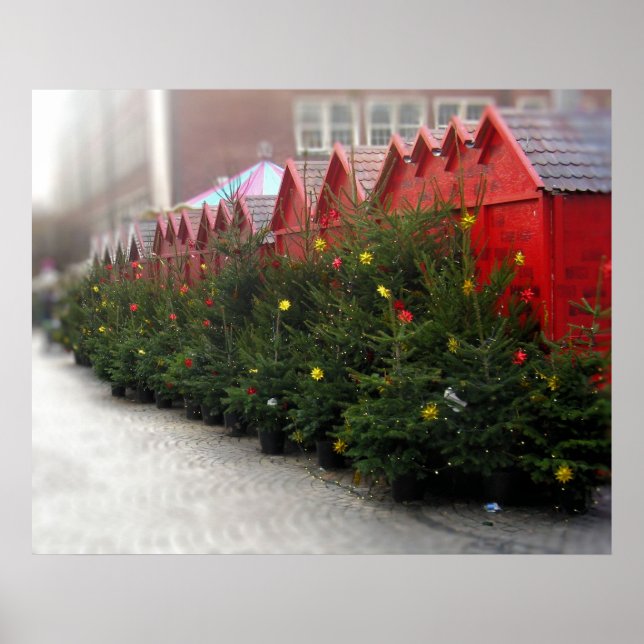 Póster Poster alemán de Christkindlmarket (Frente)