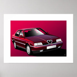 Póster Poster Alfa Romeo 164