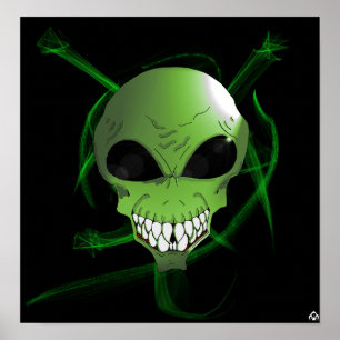 Póster Poster Alien Verde