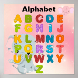 Póster Poster Alphabet