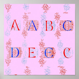 Póster Poster Alphabet