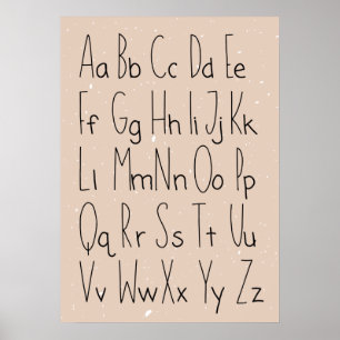 Póster Poster Alphabet