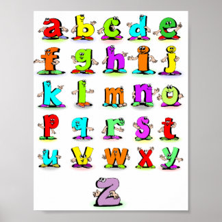 Póster Poster Alphabet