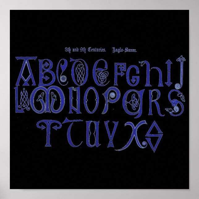 Póster Poster Alphabet (Frente)