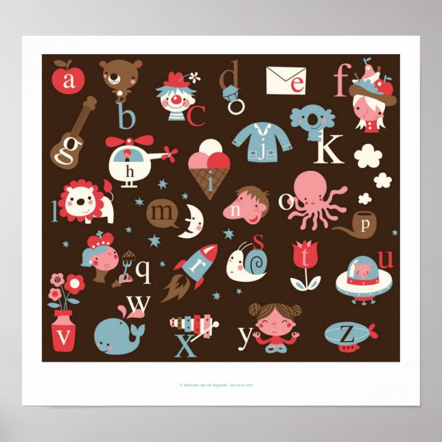 Póster Poster Alphabet (Frente)