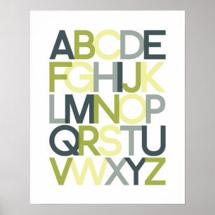 Póster Poster Alphabet