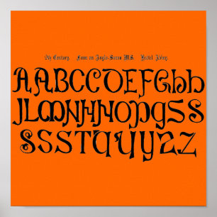 Póster Poster Alphabet