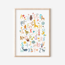 Poster Alphabet Animal ABC Imprimir