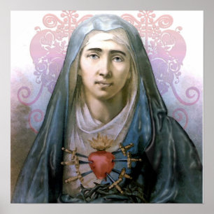 Póster Poster Altar de Nuestra Señora de los Dolores