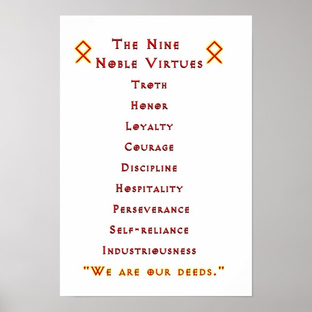 Póster Poster Alternativo de Nueve Nobles Virtuales (Frente)
