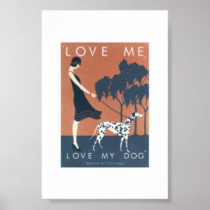 Póster Poster - Ama, Ama A Mi Perro Bernard Clairvaux