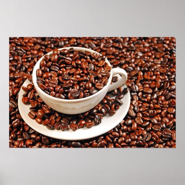 Póster Poster amante del café (Frente)