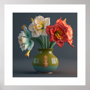 Póster Poster Amaryllis Flowers