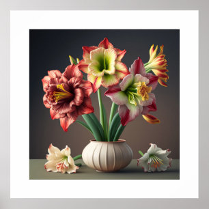 Póster Poster Amaryllis Flowers