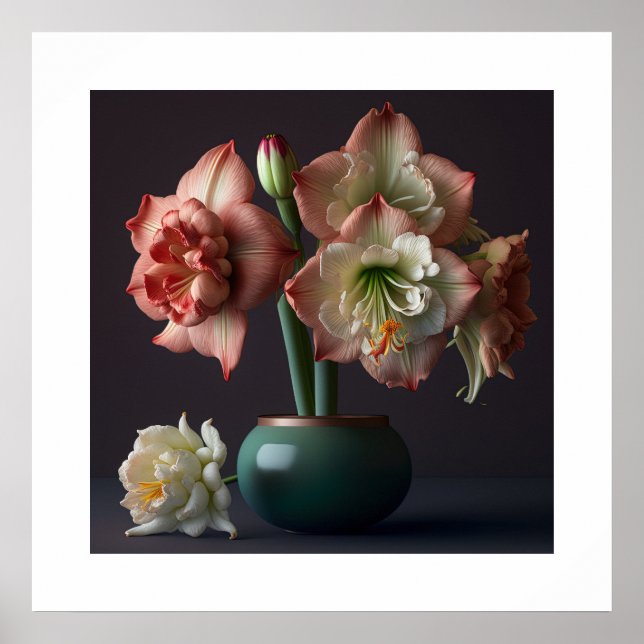 Póster Poster Amaryllis Flowers (Frente)