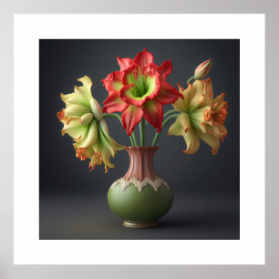 Póster Poster Amaryllis Flowers