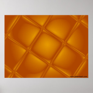 Póster Poster Amber Bubbling